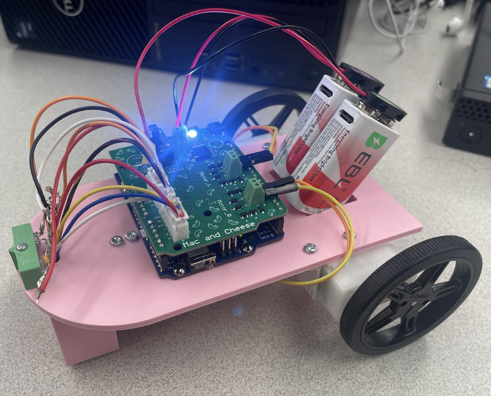 Autonomous color-following vehicle prototype