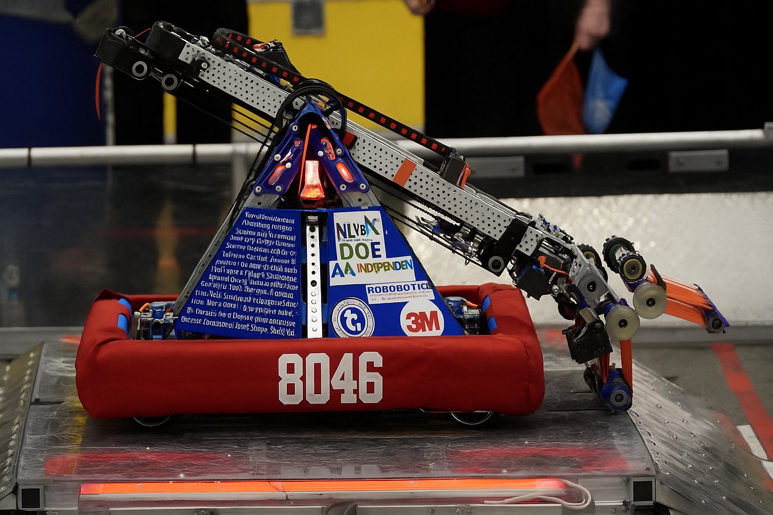 Robot autonomously balancing on the Charge Station