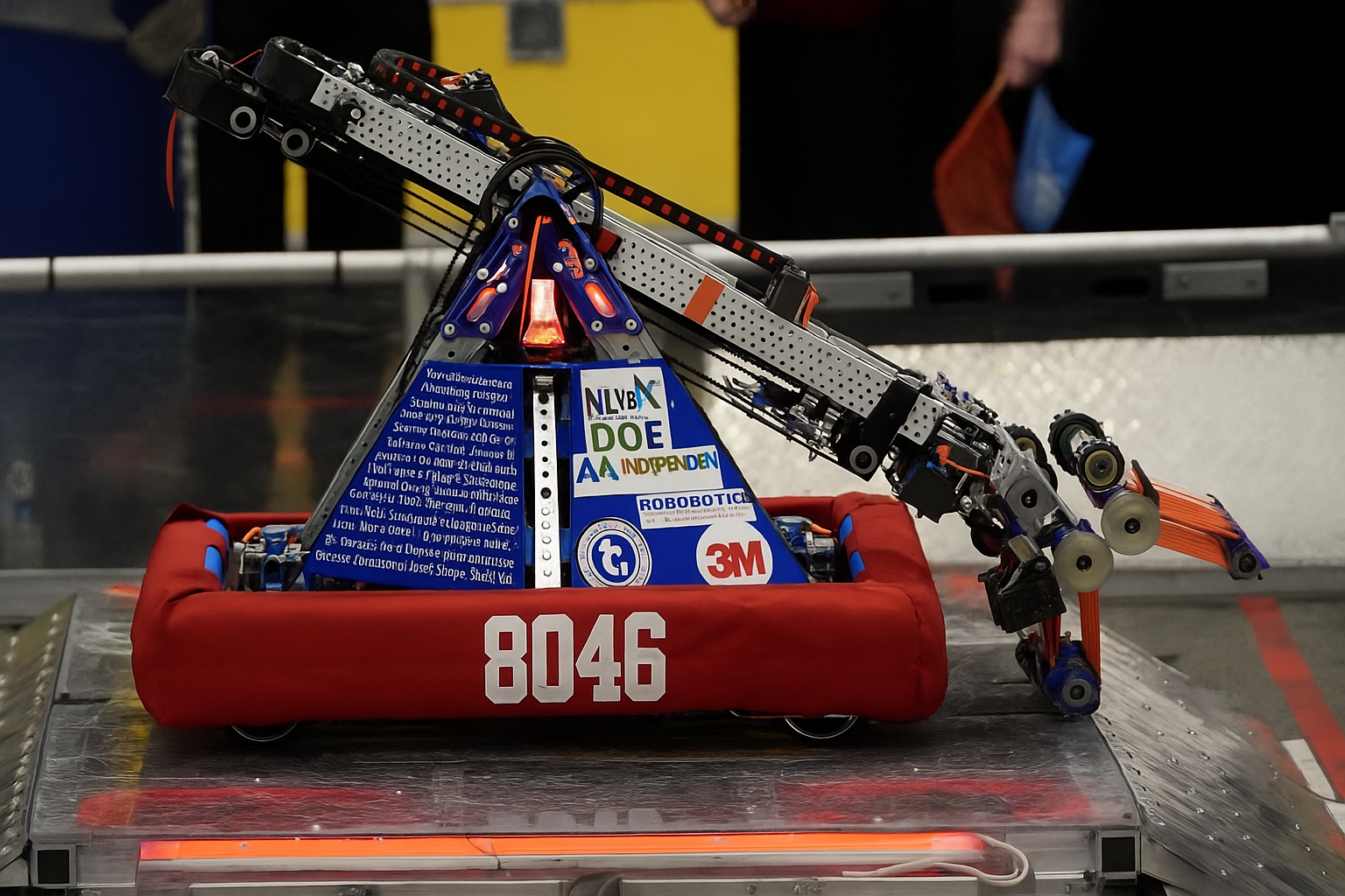 Robot autonomously balancing on the Charge Station